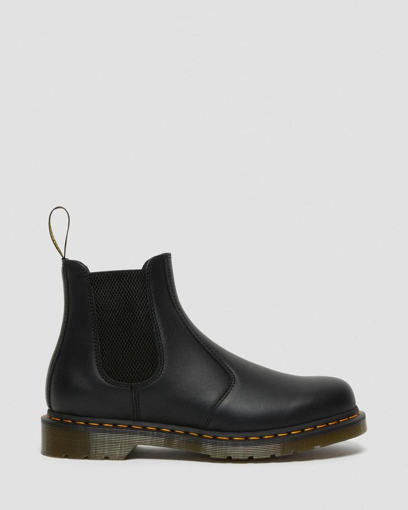 Men's Dr Martens 2976 Nappa Leather Chelsea Boots Black | AU 484VRW